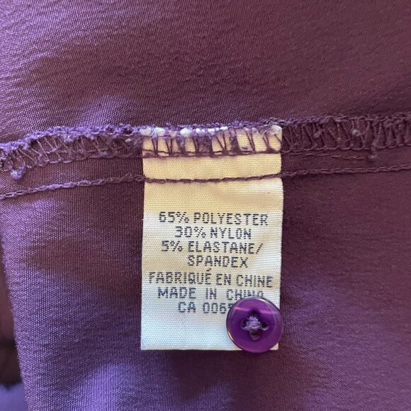 Purple Button Down Dress Shirt Long Sleeves Reitman's XL - Picture 6 of 7
